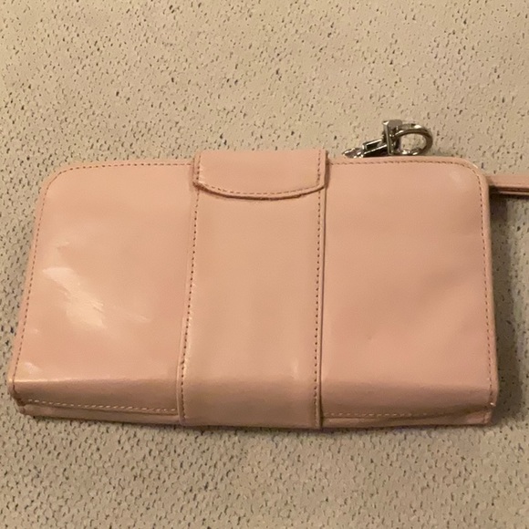 Pale Pink Leather Rudsak Wristlet - Picture 5 of 6